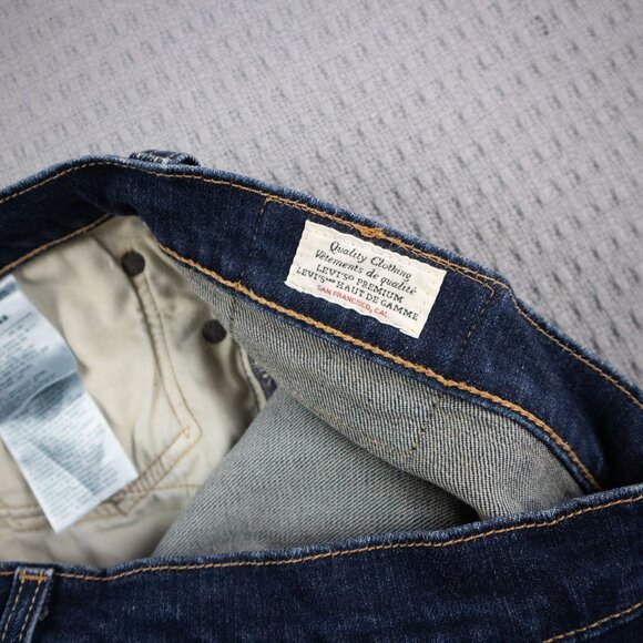 Levi's Premium 541 Dark Wash Denim jeans 34x30 - Picture 6 of 8